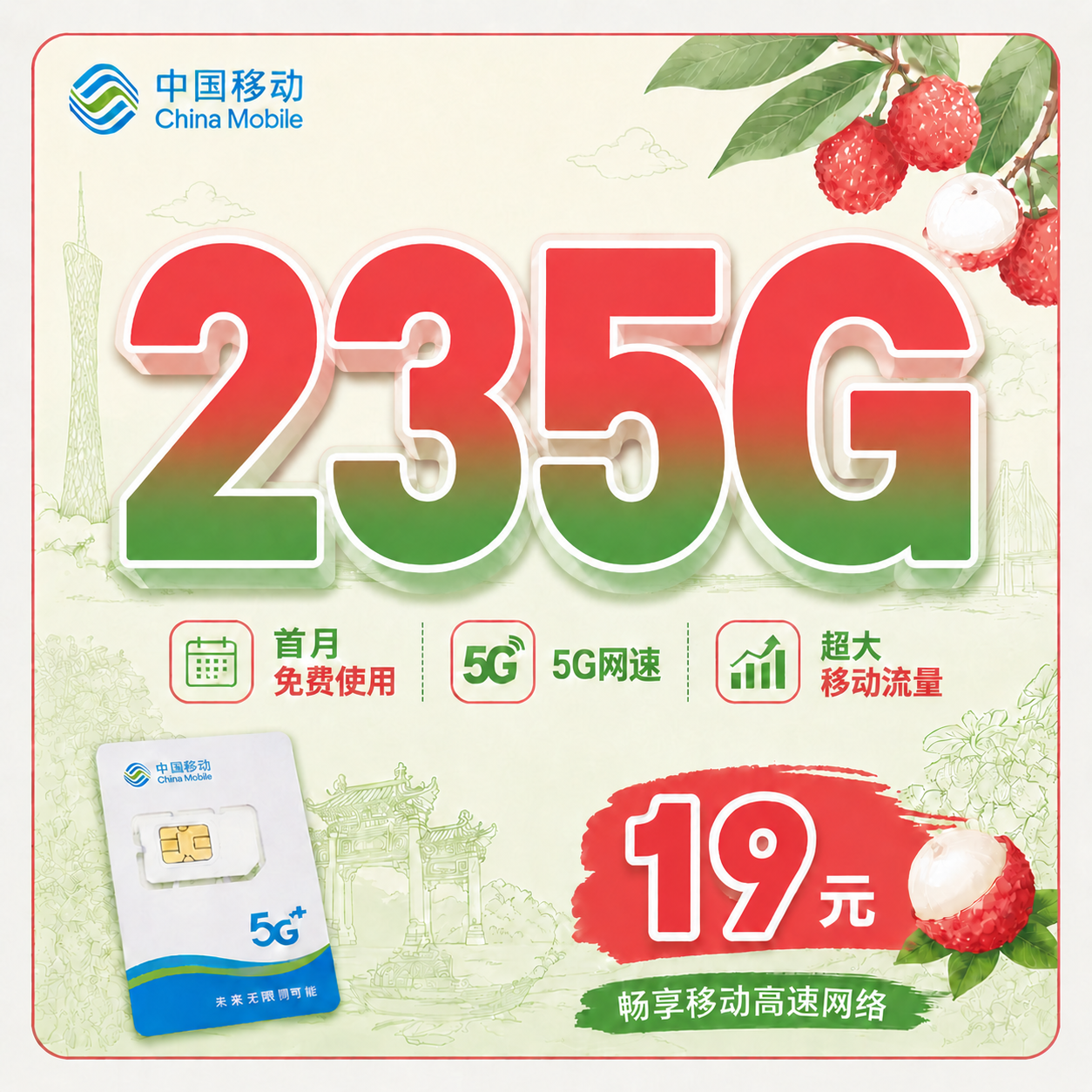 中国电信东粤卡